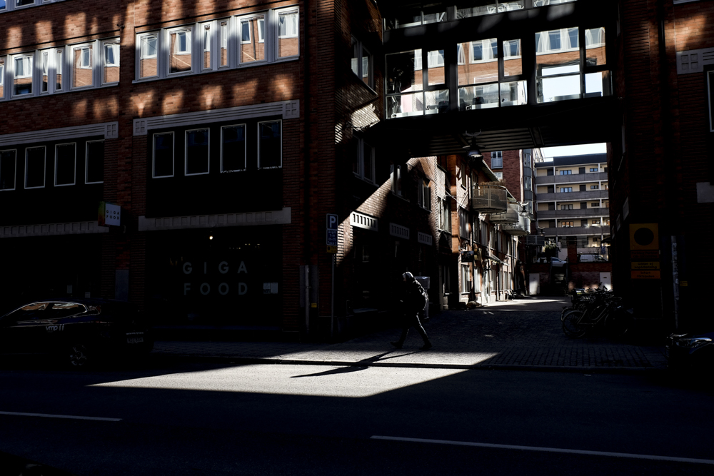 Licht und Schatten, Stockholm, Streetfotografie