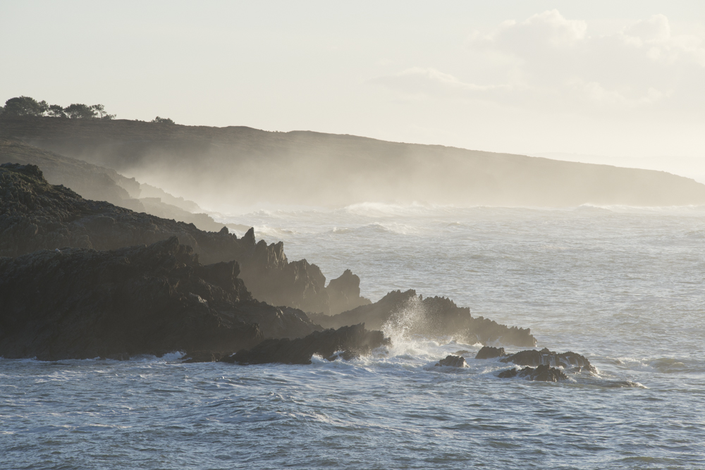 Bretagne, Frankreich, Wellen, Atlantikküste